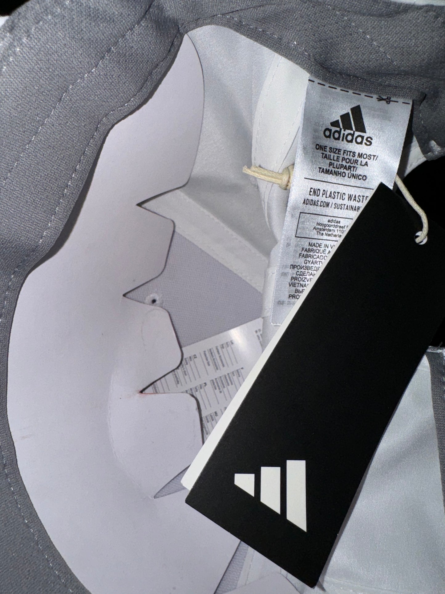Adidas Dad Hat White designed by Alexinho Int.